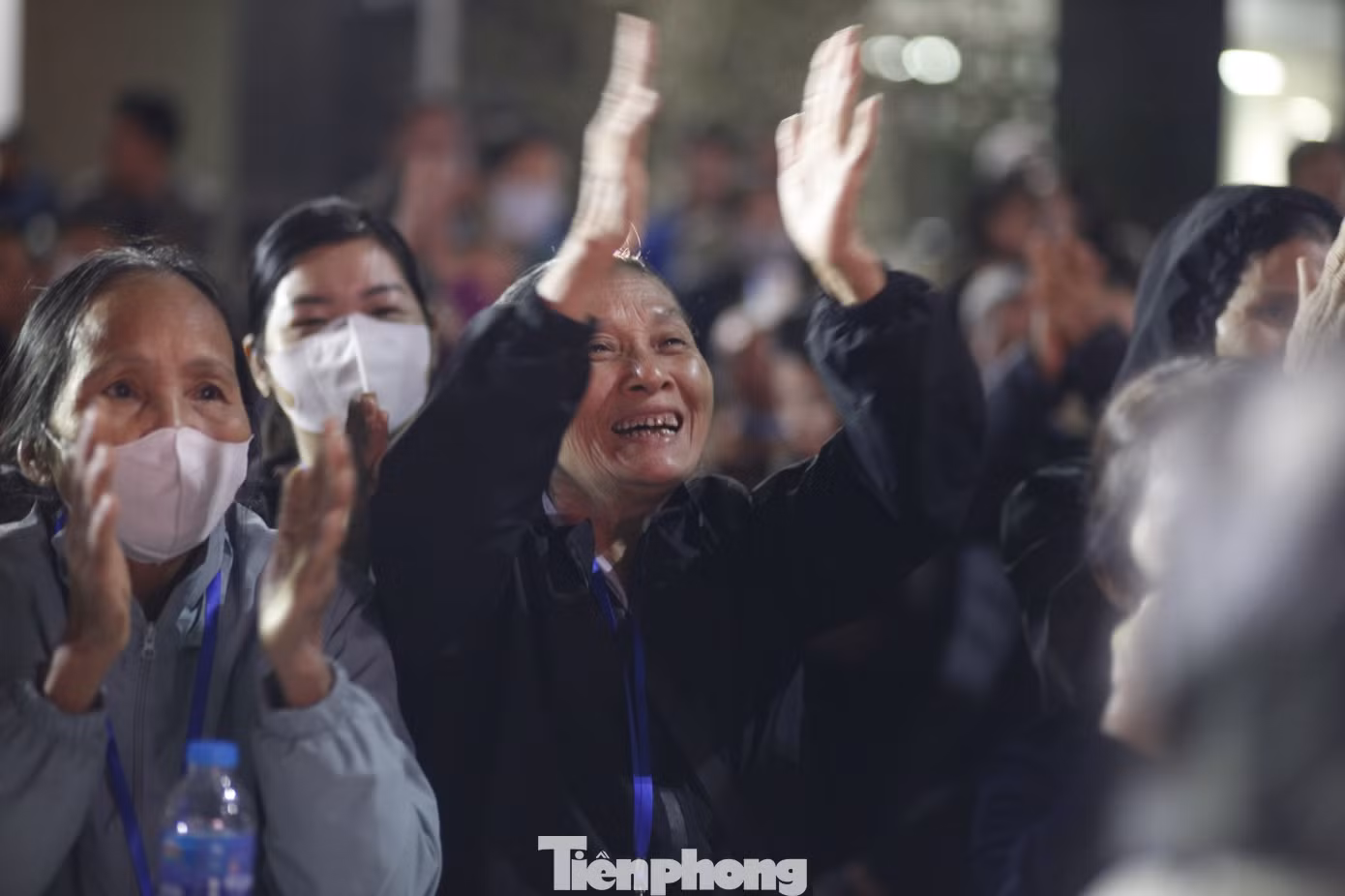 Chương trình đem lại niềm vui cho bệnh nhân. Ảnh: Nguyễn Thắng
