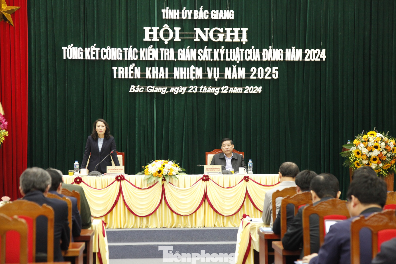 Ủy ban Kiểm tra Tỉnh ủy Bắc Giang tổng kết công tác kiểm tra. Ảnh: Nguyễn Thắng