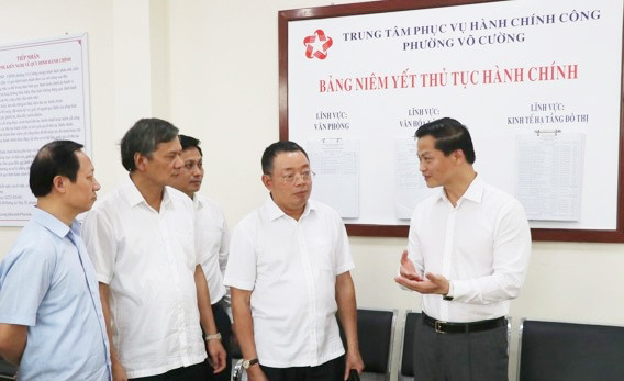 Đoàn công tác của Trương ương kiểm tra chuẩn bị vận hành chính quyền địa phương 2 cấp tại tỉnh Bắc Ninh. Đoàn công tác của Trương ương kiểm tra chuẩn bị vận hành chính quyền địa phương 2 cấp tại tỉnh Bắc Ninh.