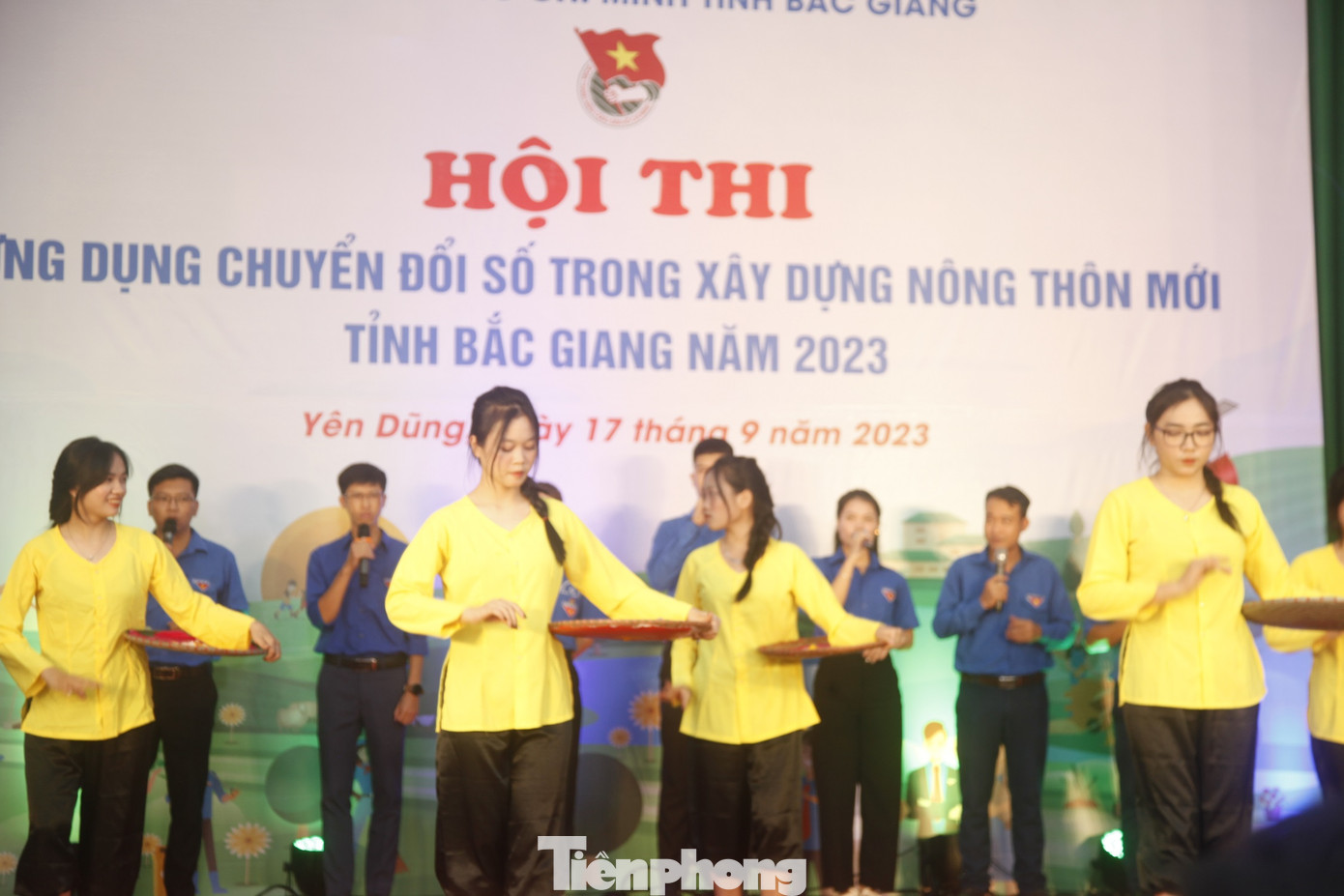 Đoàn viên tham gia hội thi. Ảnh: Nguyễn Thắng