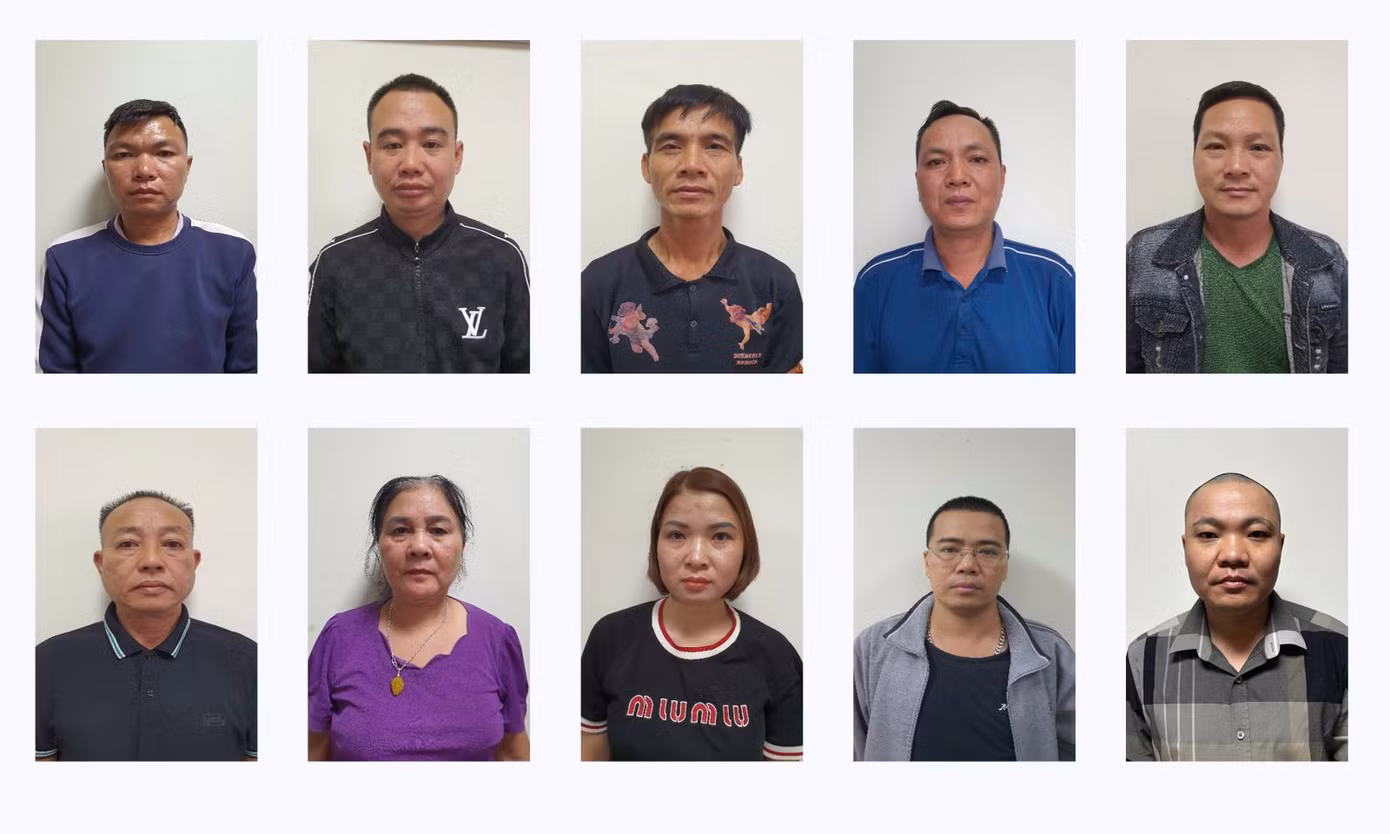 Các đối tượng trong đường dây đánh bạc.