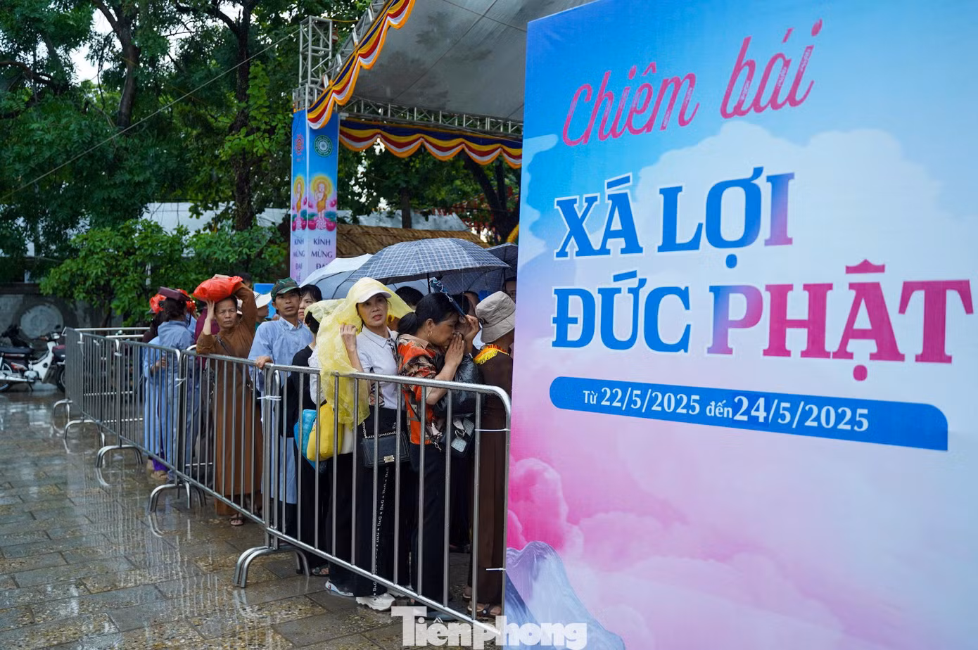 Xá lợi Phật được tôn trí ở chùa Phúc Sơn từ ngày 23/5 đến ngày 24/5.