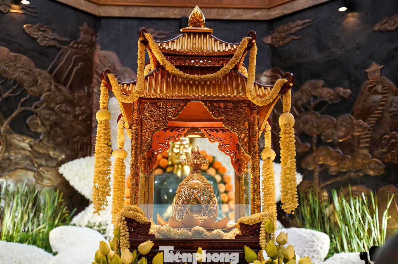 Xá lợi Phật tôn trí ở chùa Phúc Sơn.