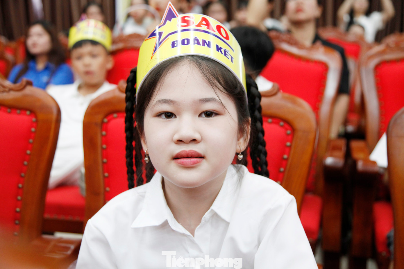 Các em thiếu nhi tham dự chương trình. Ảnh: Nguyễn Thắng Các em thiếu nhi tham dự chương trình. Ảnh: Nguyễn Thắng