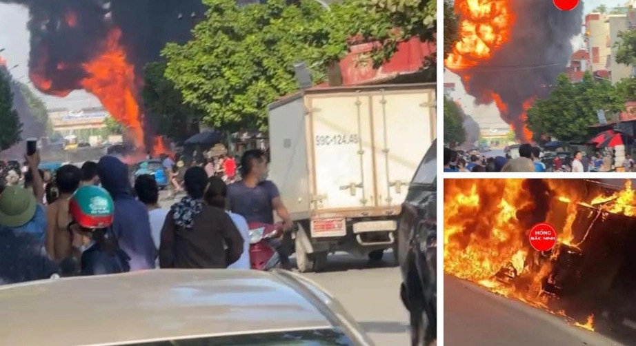 Hiện trường vụ cháy. Hiện trường vụ cháy.