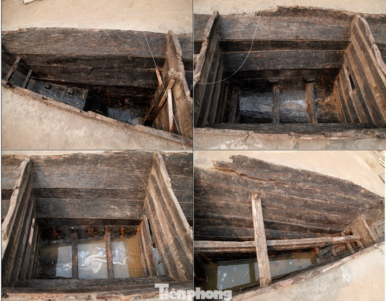 Các phần của con thuyền cổ. Ảnh: Nguyễn Thắng. Các phần của con thuyền cổ. Ảnh: Nguyễn Thắng.