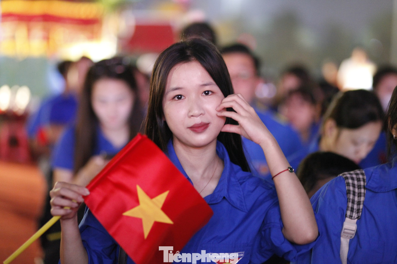 Đoàn viên tham dự chương trình. Ảnh: Nguyễn Thắng Đoàn viên tham dự chương trình. Ảnh: Nguyễn Thắng