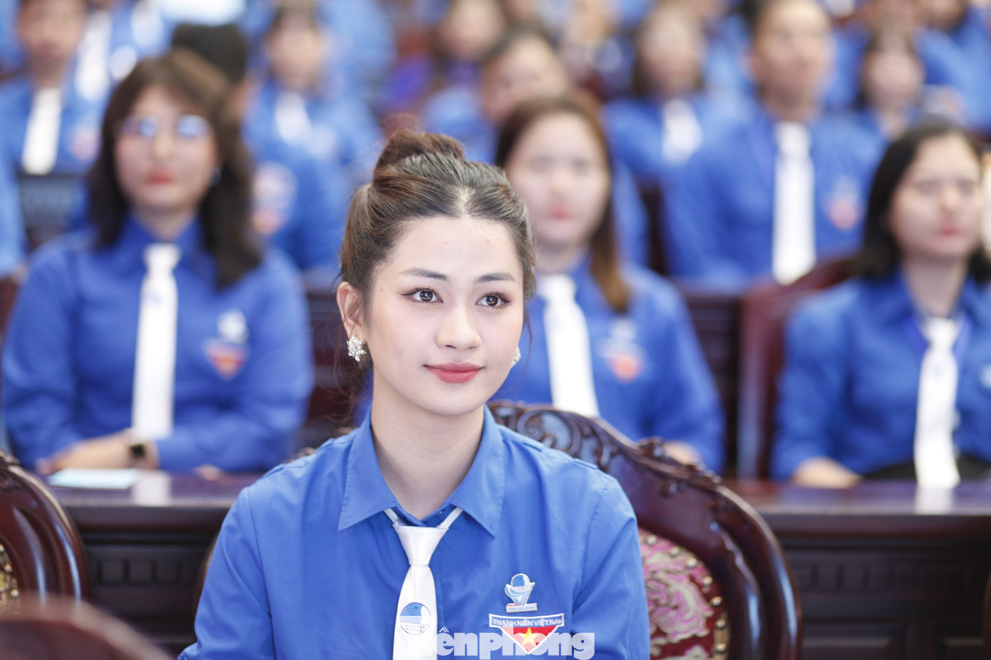 Một đại biểu dự đại hội. Ảnh: Nguyễn Thắng Một đại biểu dự đại hội. Ảnh: Nguyễn Thắng