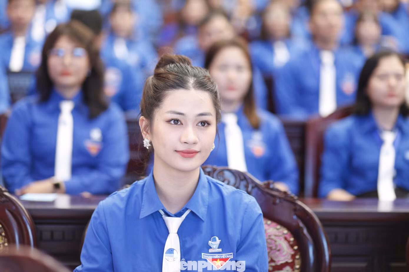 Một đại biểu dự đại hội. Ảnh: Nguyễn Thắng