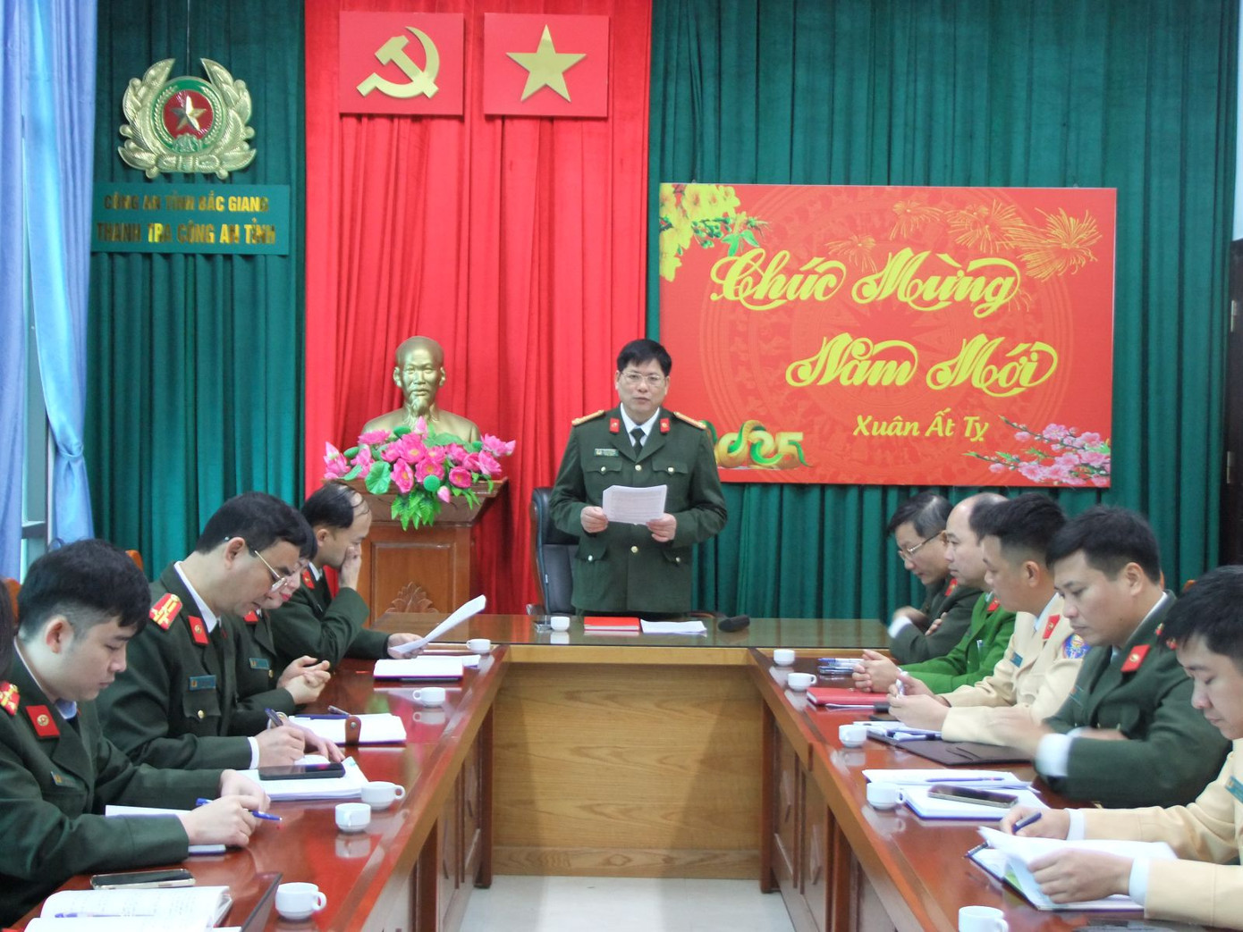 Cơ quan kiểm soát tài sản, thu nhập Công an tỉnh Bắc Giang tổ chức hội nghị lựa chọn cán bộ xác minh tài sản.