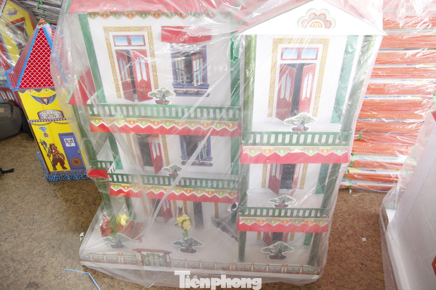 Một tòa biệt thự bằng hàng mã ở Song Hồ. Ảnh: Nguyễn Thắng.