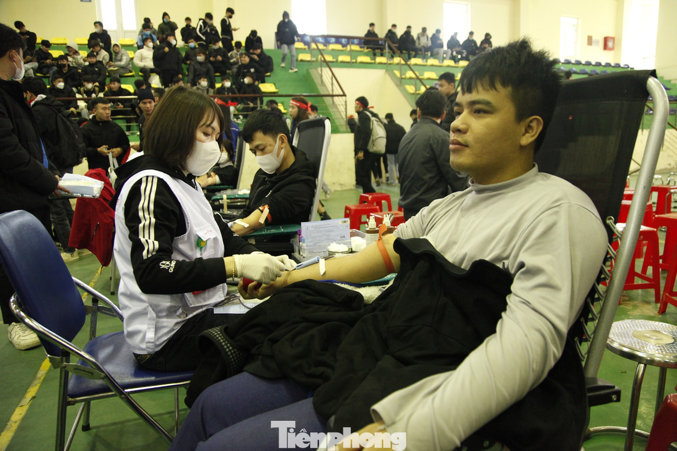 Chủ Nhật Đỏ tại Bắc Ninh dự kiến nhận 600 đơn vị máu. Ảnh: Nguyễn Thắng