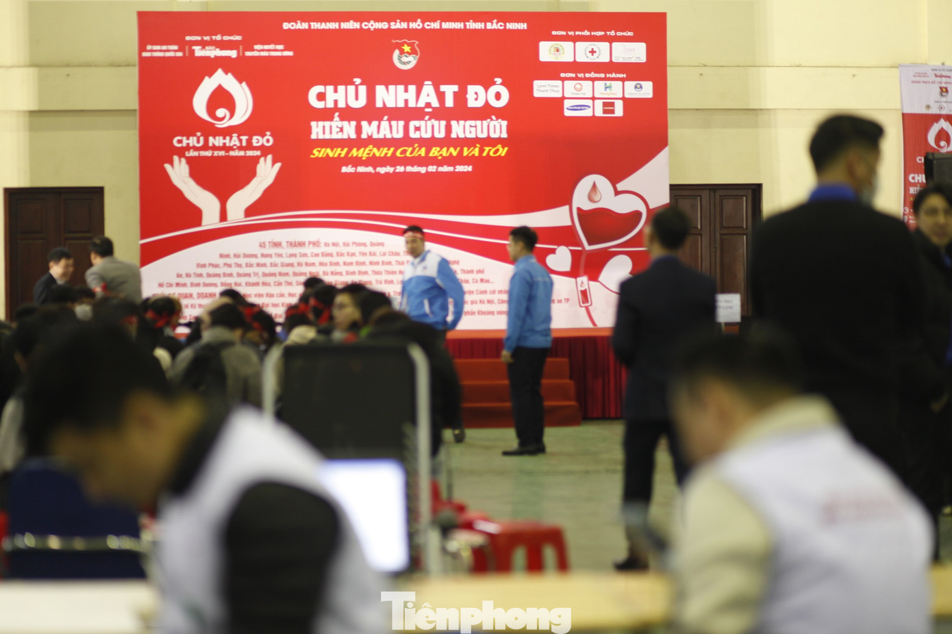 Chủ Nhật Đỏ tại Bắc Ninh diễn ra lần thứ 9. Ảnh: Nguyễn Thắng