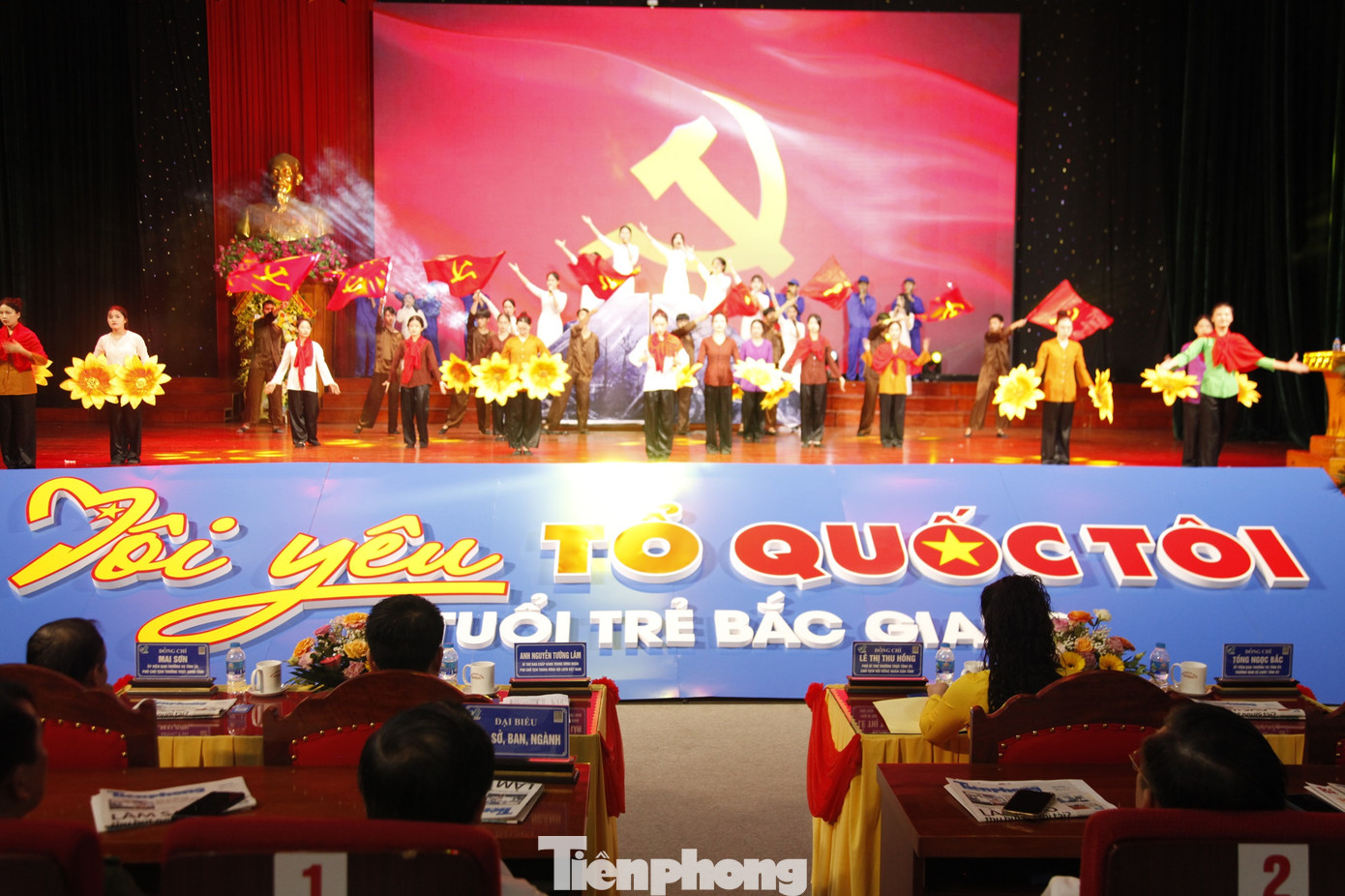 Tiết mục văn nghệ tại đại hội. Ảnh: Nguyễn Thắng