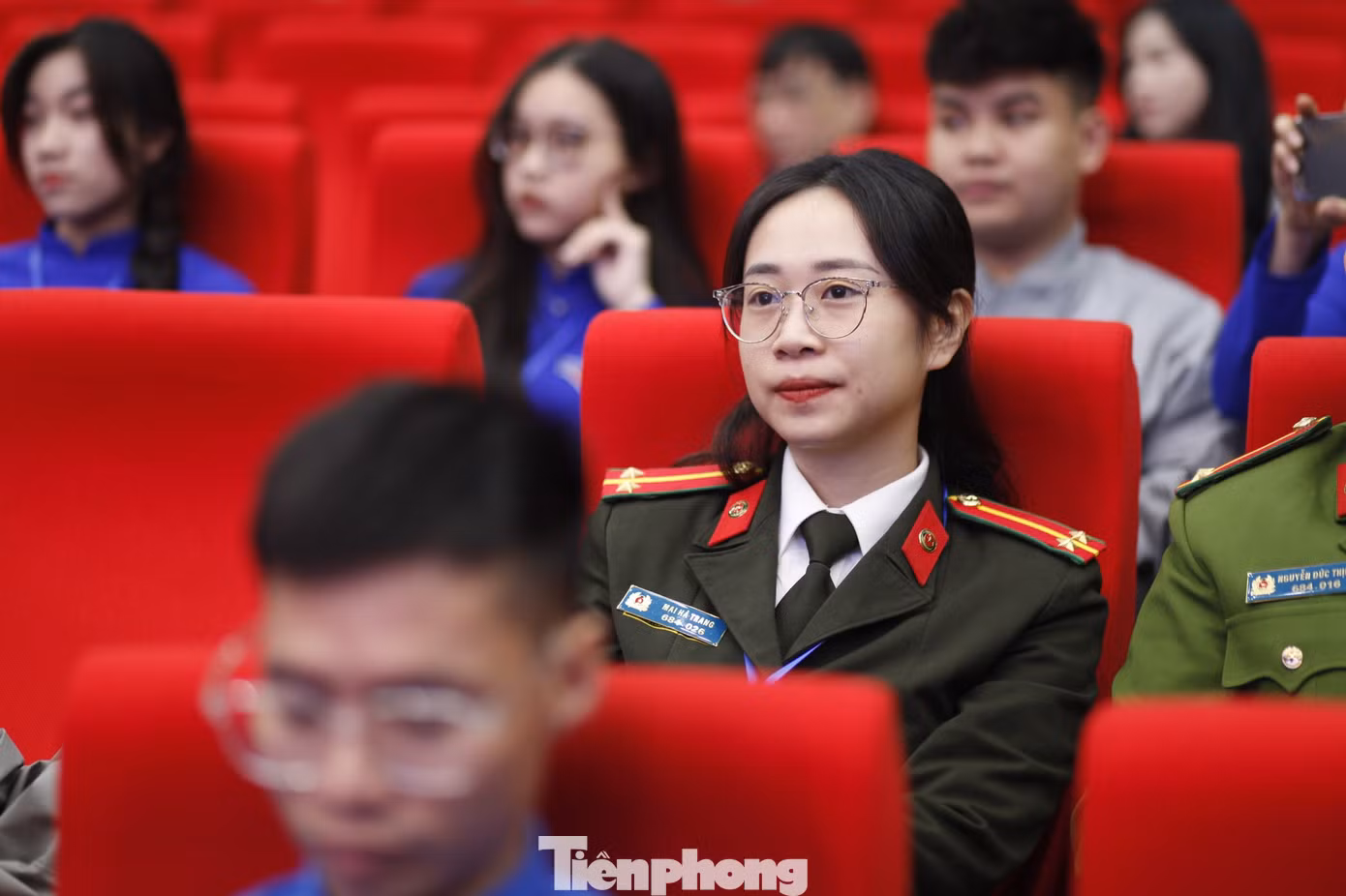 Đại biểu công an tham gia Đại hiểu. Ảnh: Nguyễn Thắng