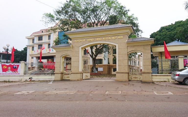 Trụ sở UBND huyện Hiệp Hòa (Bắc Giang).