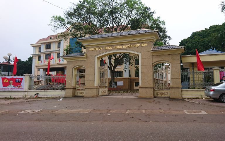 Trụ sở UBND huyện Hiệp Hòa (Bắc Giang).