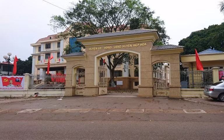 Trụ sở UBND huyện Hiệp Hòa (Bắc Giang).