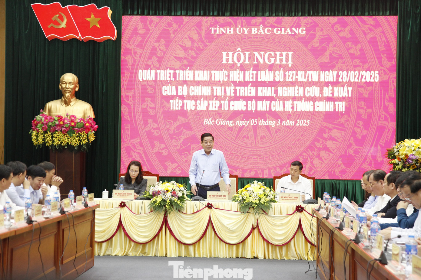 Bắc Giang tổ chức hội nghị quán triệt, thực hiện Kết luận 127 của Bộ Chính trị, Ban Bí thư. Ảnh: Nguyễn Thắng