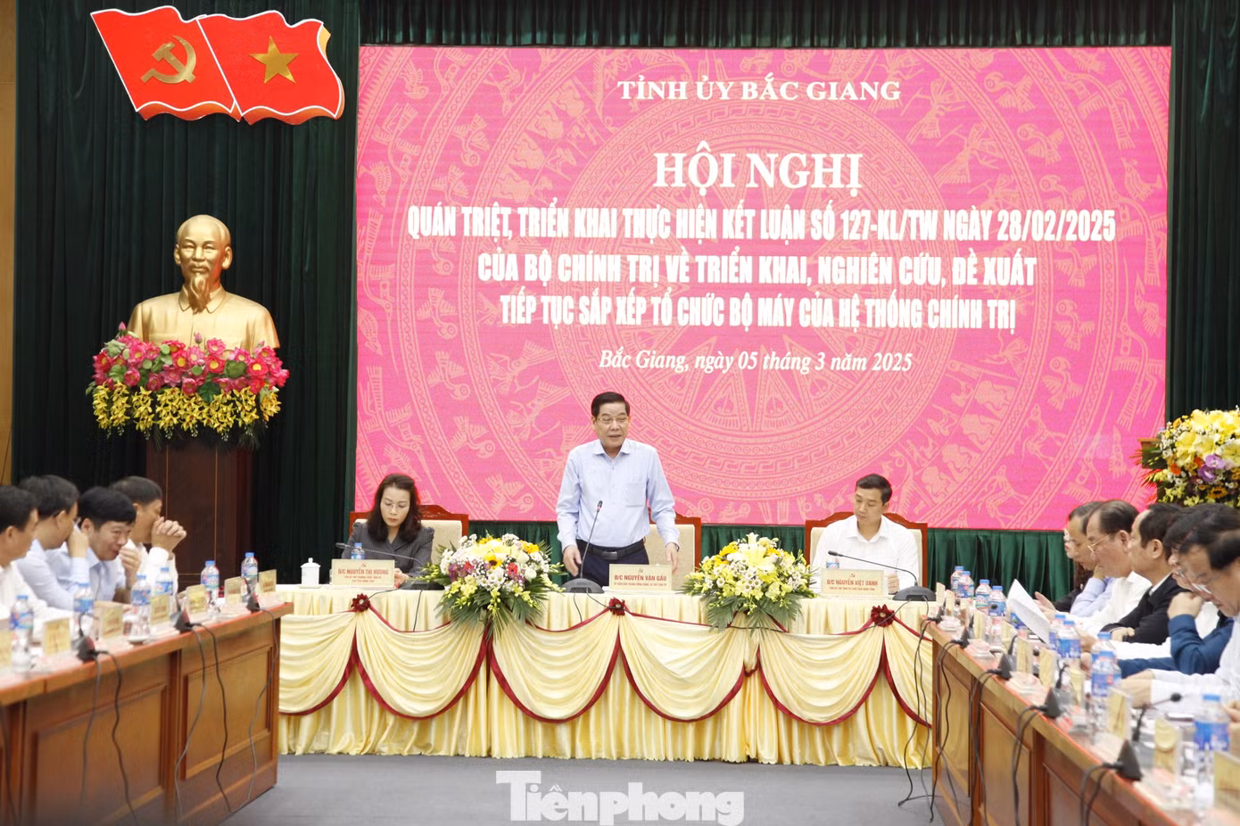Bắc Giang tổ chức hội nghị quán triệt, thực hiện Kết luận 127 của Bộ Chính trị, Ban Bí thư. Ảnh: Nguyễn Thắng