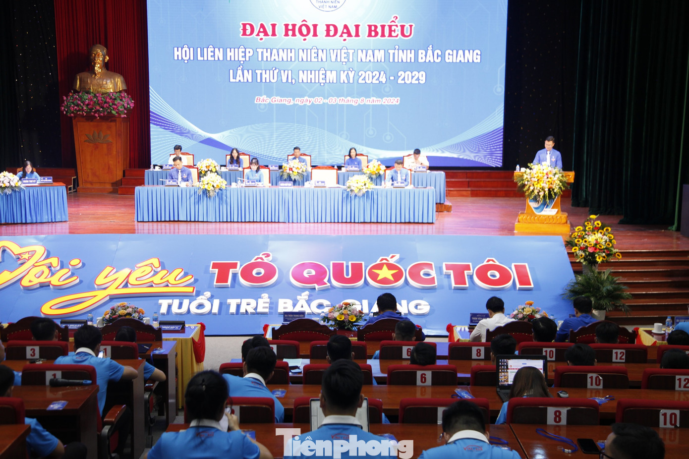 Đại hội đại biểu Hội LHTN Việt Nam tỉnh Bắc Giang lần thứ VI, nhiệm kỳ 2024 - 2029. Ảnh: Nguyễn Thắng