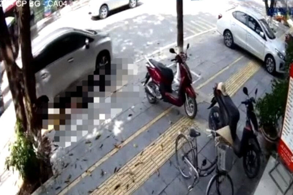 Hiện trường vụ tai nạn.