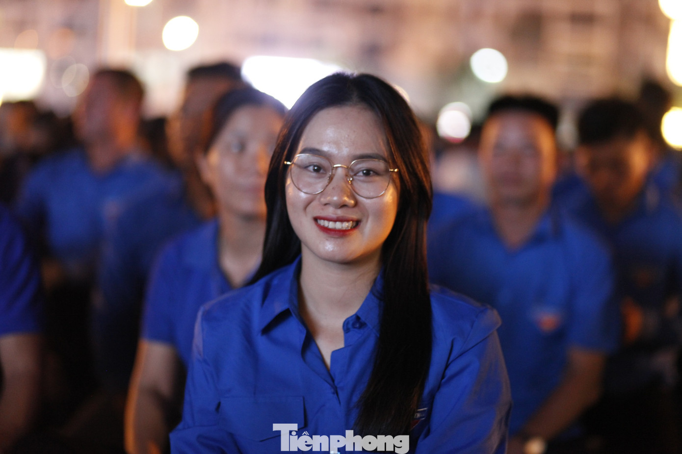 Đoàn viên dự chương trình kỉ niệm 25 năm phong trào tình nguyện. Ảnh: Nguyễn Thắng