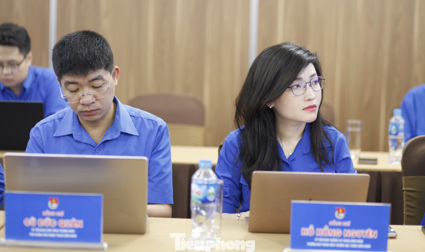 Đại biểu Trung ương Đoàn dự hội nghị. Ảnh: Nguyễn Thắng