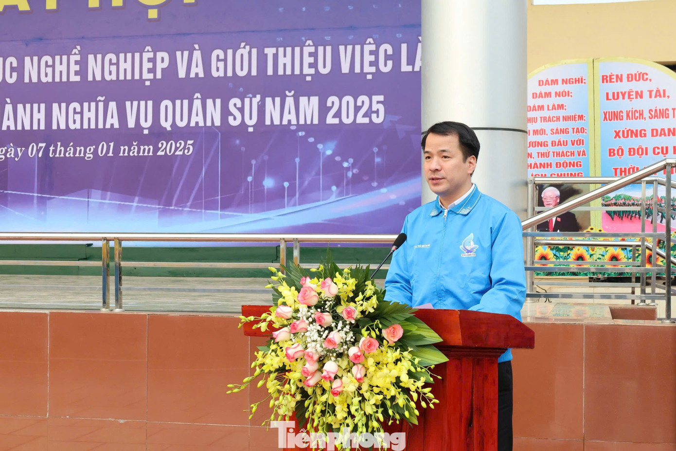 Bí thư T.Ư Đoàn Ngô Văn Cương phát biểu tại ngày hội. Bí thư T.Ư Đoàn Ngô Văn Cương phát biểu tại ngày hội.