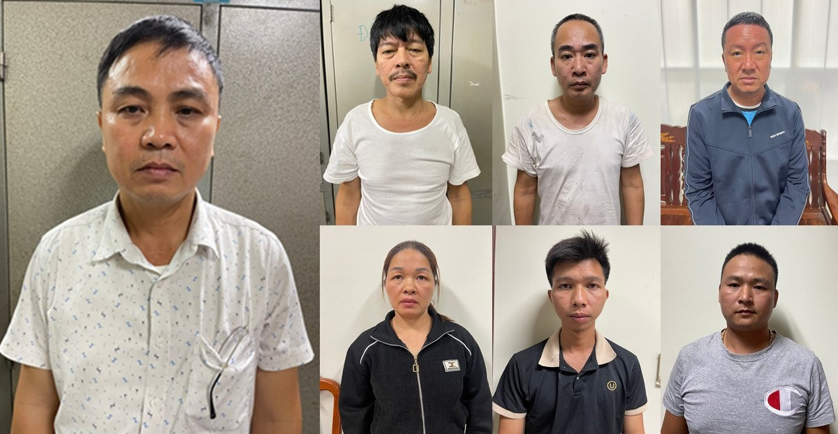 Các đối tượng trong vụ án.