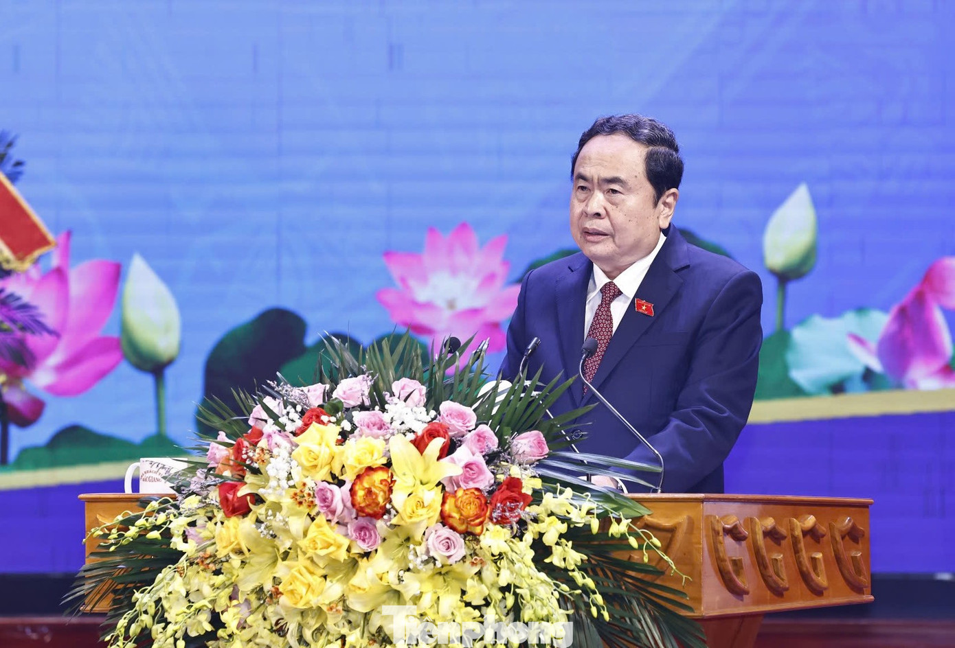 Chủ tịch Quốc hội Trần Thanh Mẫn phát biểu tại hội nghị. Chủ tịch Quốc hội Trần Thanh Mẫn phát biểu tại hội nghị.