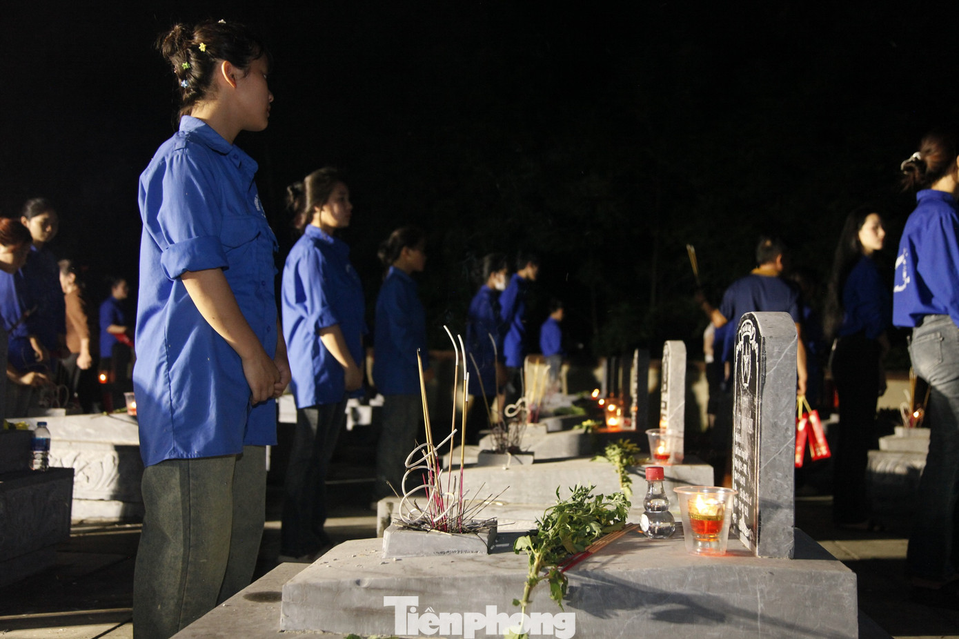 Đoàn viên tham gia chương trình. Ảnh: Nguyễn Thắng