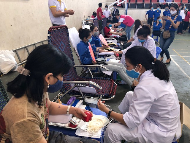 Hơn 260 cán bộ, chiến sĩ công an thành phố Huế hiến máu tình nguyện ảnh 5