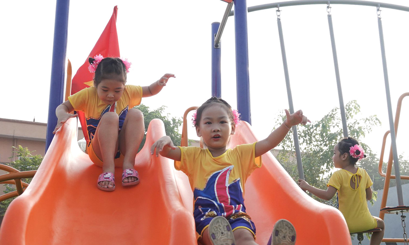 Khánh thành sân chơi miễn phí từ hành trình chinh phục 13 vòng Trái đất ảnh 2