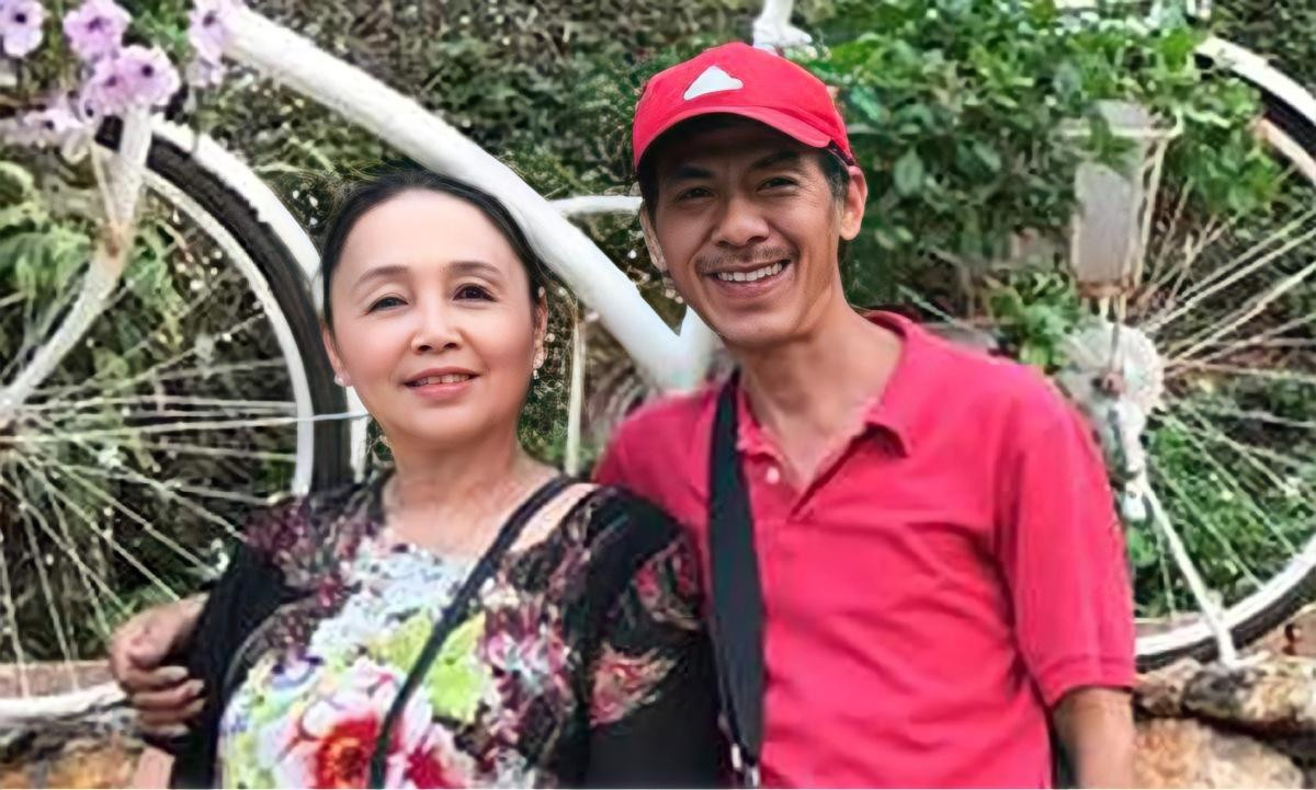 Vợ chồng Ngọc Thu - Bùi Bài Bình. Vợ chồng Ngọc Thu - Bùi Bài Bình.