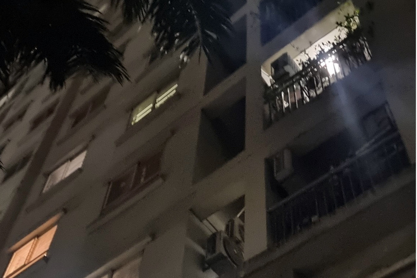 Tòa chung cư nơi xảy ra sự việc.