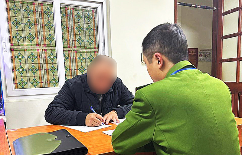 Ông H. bị phạt 2,5 triệu đồng hành vi trông giữ xe trái phép.