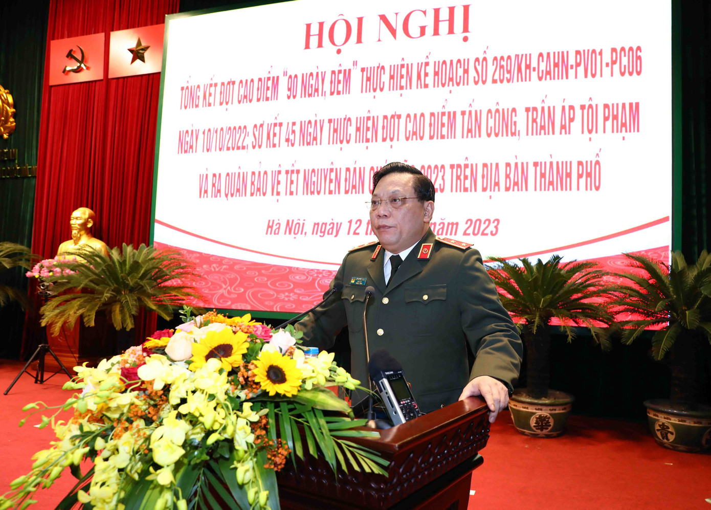 Trung tướng Nguyễn Hải Trung - Giám đốc Công an TP Hà Nội.