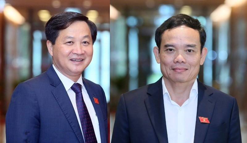 Phó Thủ tướng Chính phủ Lê Minh Khái (trái) và Phó Thủ tướng Trần Lưu Quang làm Chủ tịch Hội đồng điều phối vùng Đồng bằng sông Cửu Long và Chủ tịch Hội đồng điều phối vùng trung du và miền núi phía Bắc.