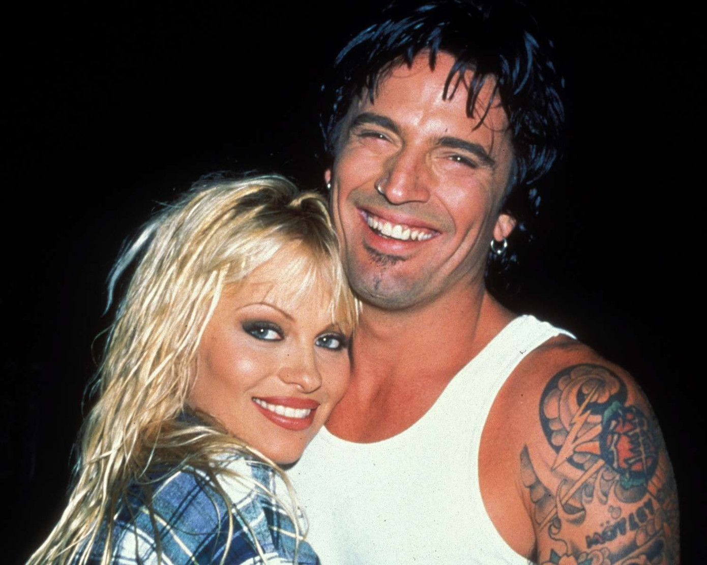 Tommy Lee và Pamela Anderson từng có 3 năm kết hôn đầy tai tiếng. Ảnh: WireImage. Tommy Lee và Pamela Anderson từng có 3 năm kết hôn đầy tai tiếng. Ảnh: WireImage.