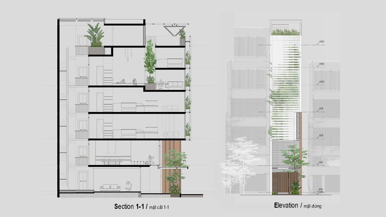 Nhiệm vụ của nhóm thiết kế là tạo ra ngôi nhà cho 3 thế hệ cùng chung sống. Theo đó, cần phải có không gian sinh hoạt chung cho đại gia đình vào những dịp lễ Tết nhưng vẫn đảm bảo sự riêng tư khi gia đình có thêm thành viên mới. Nhiệm vụ của nhóm thiết kế là tạo ra ngôi nhà cho 3 thế hệ cùng chung sống. Theo đó, cần phải có không gian sinh hoạt chung cho đại gia đình vào những dịp lễ Tết nhưng vẫn đảm bảo sự riêng tư khi gia đình có thêm thành viên mới.