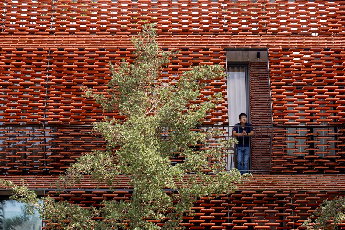 Không gian của ngôi nhà chính là không gian đặc biệt từ sự phản chiếu của nắng, gió và hương thơm của cỏ cây.