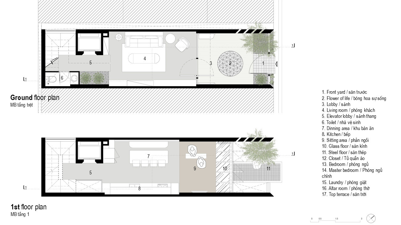 Nhiệm vụ của nhóm thiết kế là tạo ra ngôi nhà cho 3 thế hệ cùng chung sống. Theo đó, cần phải có không gian sinh hoạt chung cho đại gia đình vào những dịp lễ Tết nhưng vẫn đảm bảo sự riêng tư khi gia đình có thêm thành viên mới. Nhiệm vụ của nhóm thiết kế là tạo ra ngôi nhà cho 3 thế hệ cùng chung sống. Theo đó, cần phải có không gian sinh hoạt chung cho đại gia đình vào những dịp lễ Tết nhưng vẫn đảm bảo sự riêng tư khi gia đình có thêm thành viên mới.