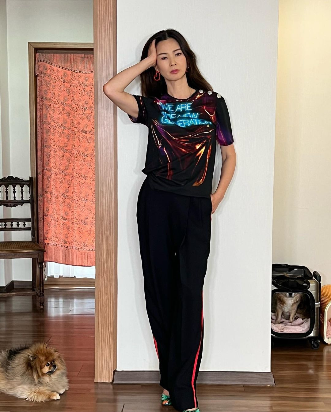 Lee Soo Ra chọn cuộc sống độc thân bên thú cưng. Ảnh: IG.