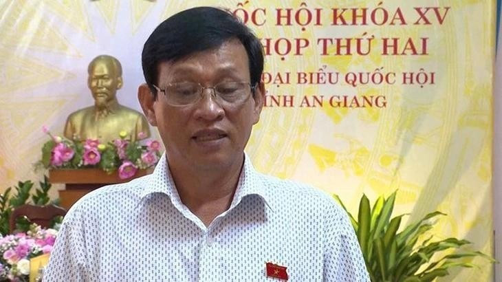 Ông Nguyễn Văn Thạnh bị cho thôi làm nhiệm vụ đại biểu Quốc hội Khóa XV. Ảnh: Quochoi.vn.