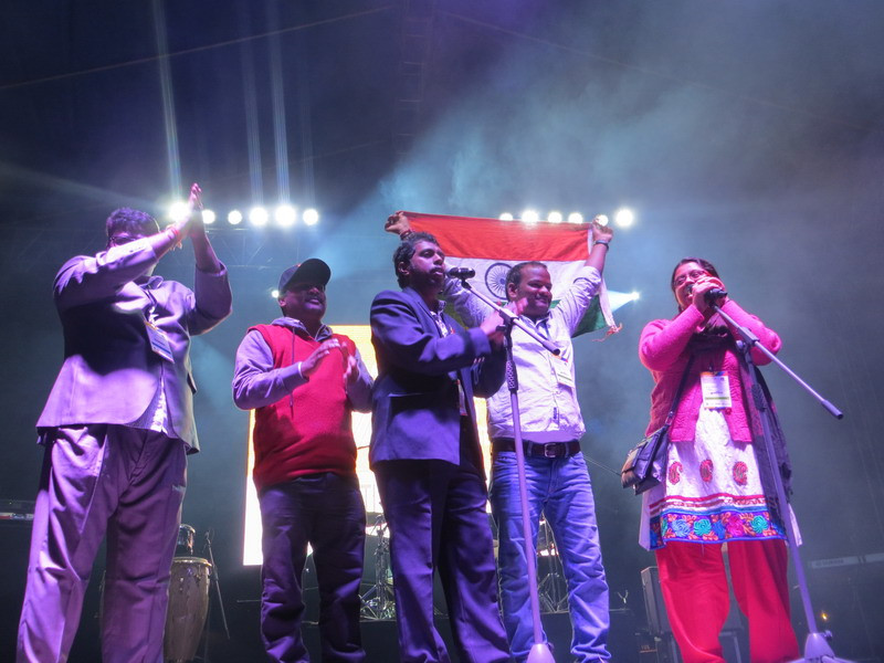 Tiết mục của đoàn Ấn Độ