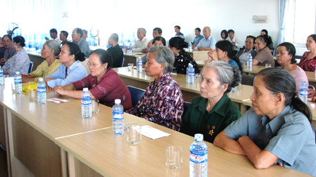 Đông đủ các cựu TNXP tại TP Đà Nẵng tham dự buổi lễ. Đông đủ các Cựu TNXP tại Tp Đà Nẵng tham dự buổi lễ