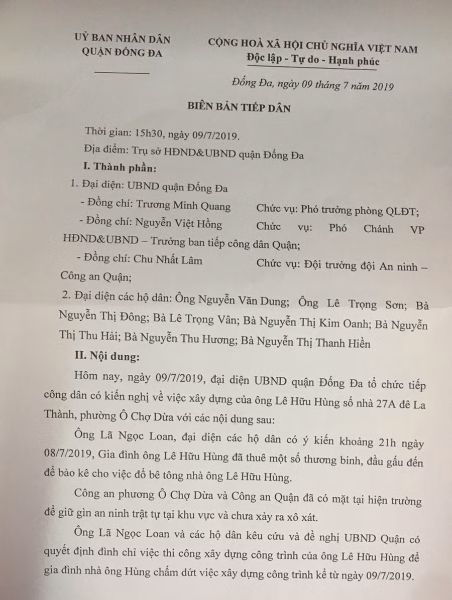 Vụ chết vẫn ký xác nhận nhà đất: Cả phố náo loạn, canh công trình dừng thi công ảnh 3