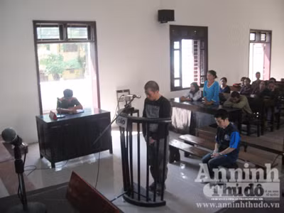 Bị cáo Dương Văn Xuân trước phiên tòa xét xử