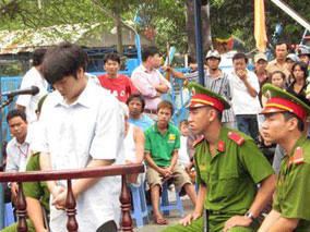 Bị cáo tại phiên tòa. Bị cáo tại phiên tòa